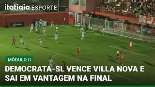 MÓDULO II: DEMOCRATA-SL VENCE VILLA NOVA FORA DE CASA NO JOGO DE IDA