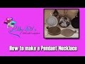 Pendant Tray Necklace Tutorial with Glass Cabochons by Lillyds.com