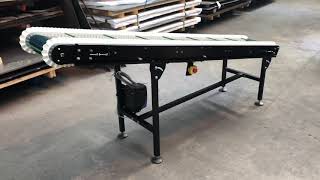 KCB-113 conveyor belt Incline Conveyor for metal pressings by KBR Machinery Conveyor Sections 1,555 views 4 years ago 1 minute, 47 seconds