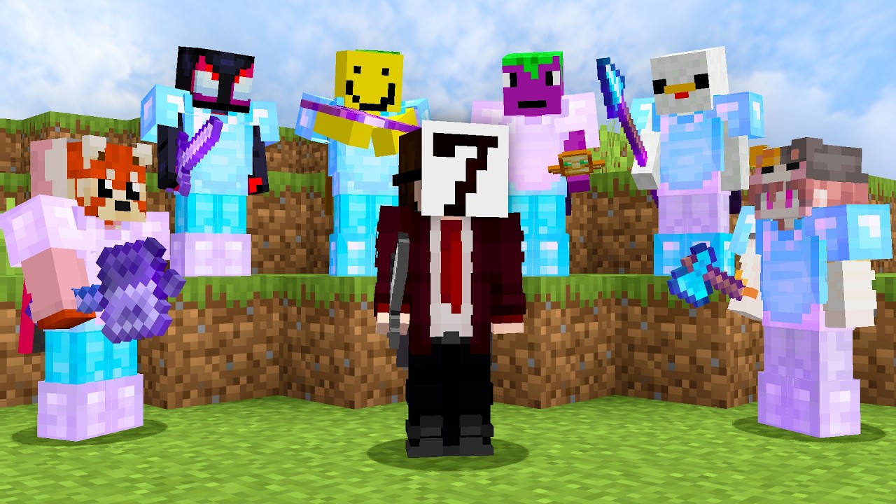 Minecraft Speedrunner VS 6 Hunters