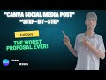 "Canva Social Media Post"“Step-by-Step | Furqan Designs”