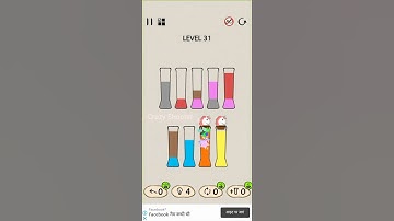 Water sort puzzle game level 31 #shorts #games #crazyshooter
