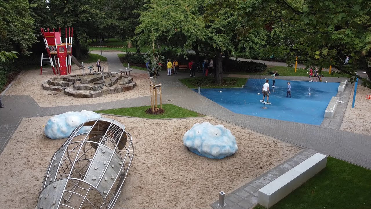 Luft – Land – Meer: Neuer Wasserspielplatz für Garath
