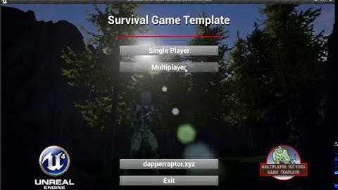 Unreal Engine Multiplayer Survival Game Template -  WIP 01