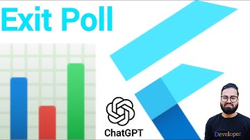 Exit Poll with ChatGPT | Flutter Tutorials in Hindi/Urdu | In Detail | #UI 1