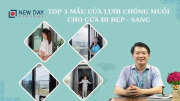 Những mẫu cửa lưới chống muỗi cho cửa đi phổ biến nhất [Cửa lưới New Day]|cửa lưới|08 3398 3399
