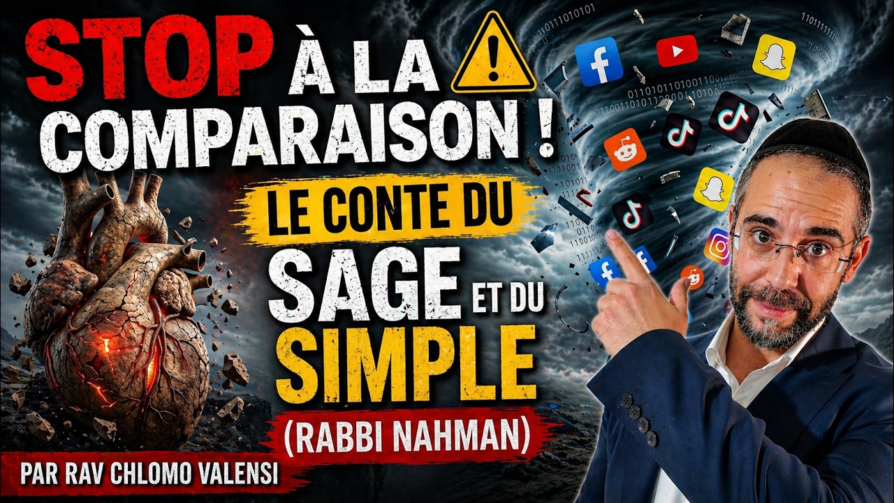 Stop à la comparaison ! ⚠️ Le conte du Sage et du Simple (Rabbi Nahman) - Rav Chlomo Valensi