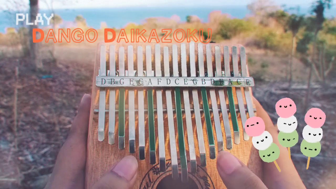 DANGO DAIKAZOKU - Clannad Ending Theme on 8 Keys Mini Kalimba - Ko