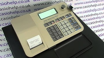 Casio SE-S100/PCR-T285/PCR-T295 Cash Register Instructions On How To Give A Price Reduction