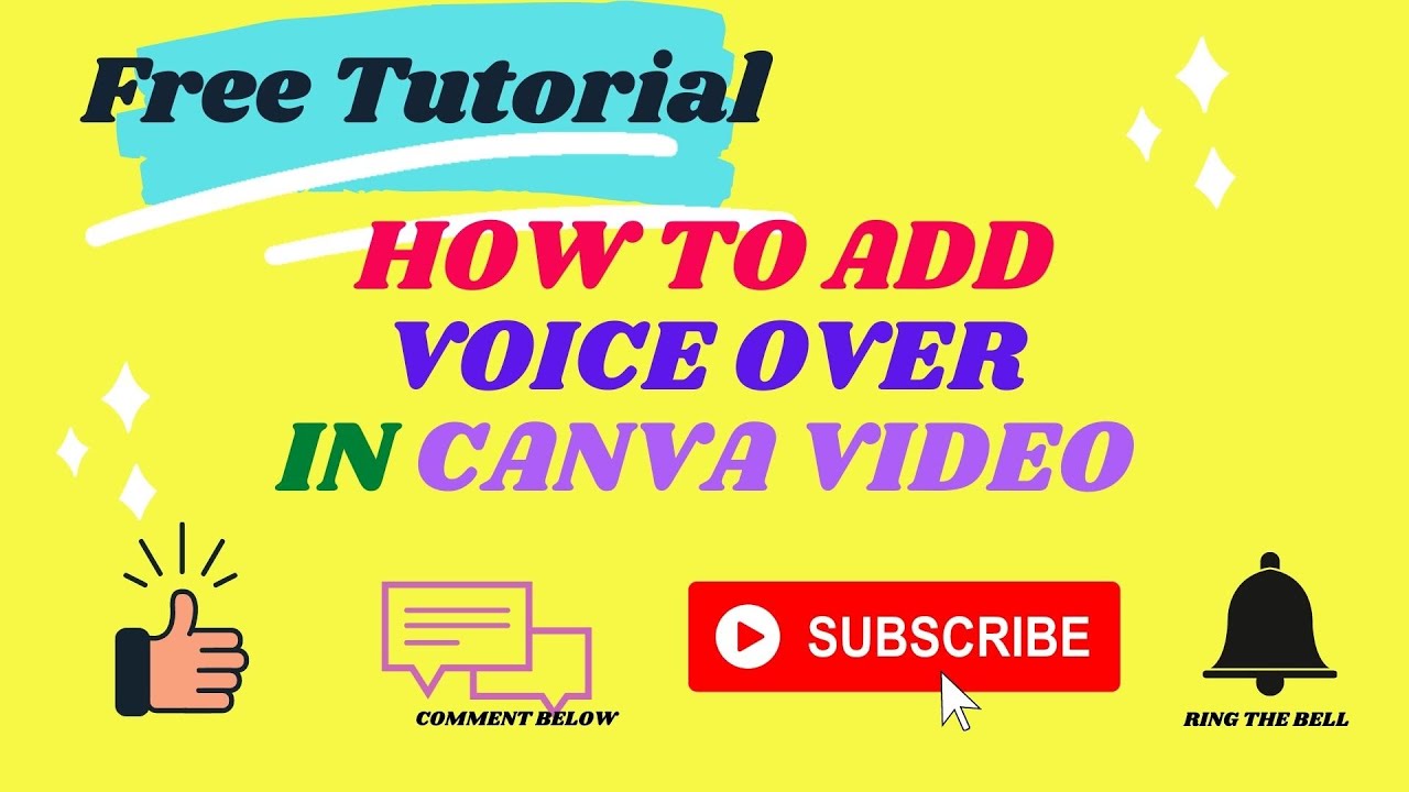 how to do a voice over on a canva presentation