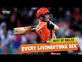 Every six: Livingstone dominates with 28 maximums