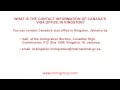 What is the contact information of Canada