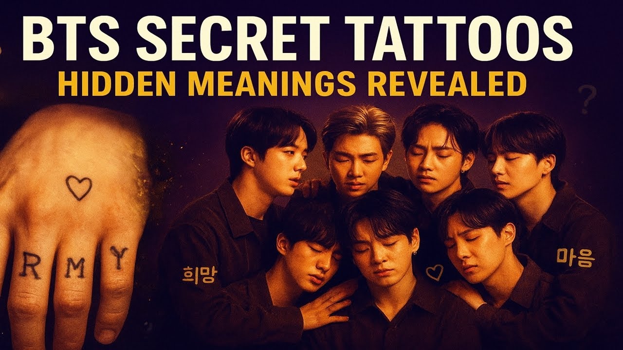 BTS Friendship Tattoos: The Hidden 7 Behind Their Bond