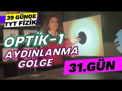 Aydınlanma ve Gölge - Optik | 39 Günde TYT Fizik Kampı | 10. Sınıf | 31. gün