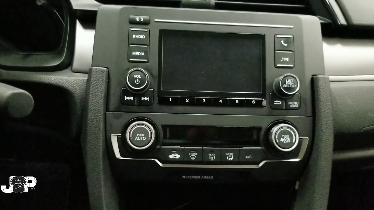 2018 Honda civic radio removal in 30 seconds - YouTube