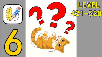 DOP: Draw One Part - Gameplay Walkthrough Part 6 (Level 421 - 520) - Tutorial