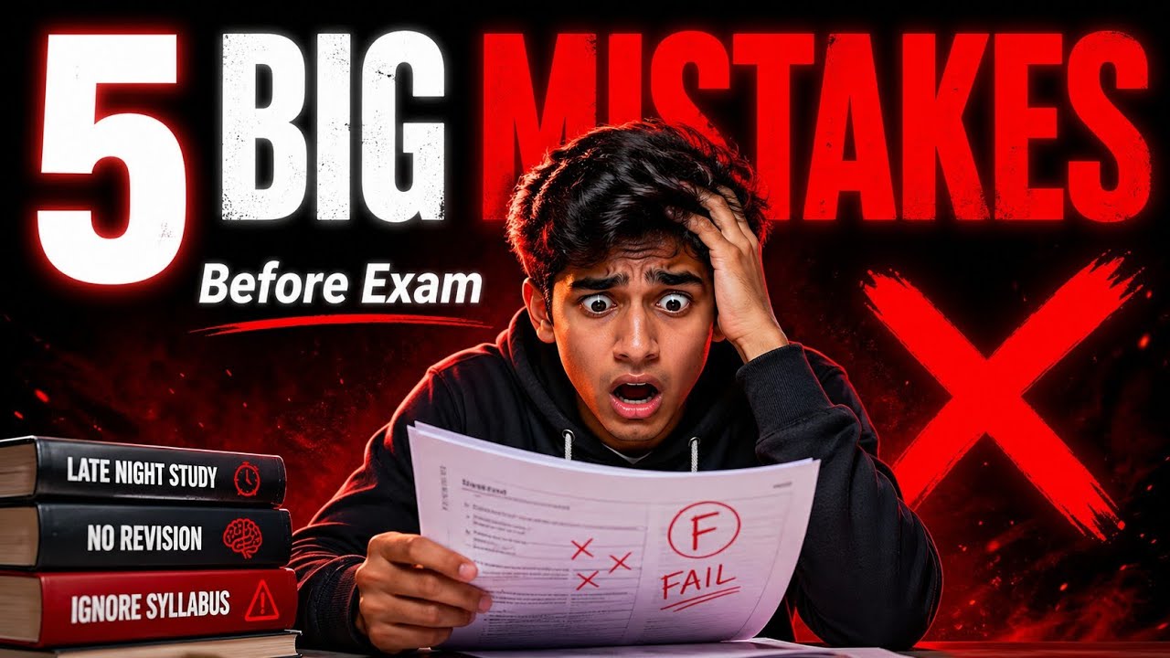 5 Exam Mistakes You Must Avoid | Exam Tips 2026 for Students | must ...