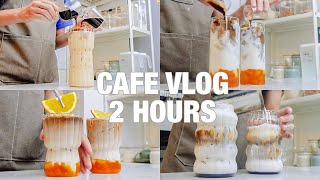 ☕️☕️☕️커피 중독자를 위한 2시간짜리 동영상 블로그입니다 ☕️☕️☕️cafe vlog