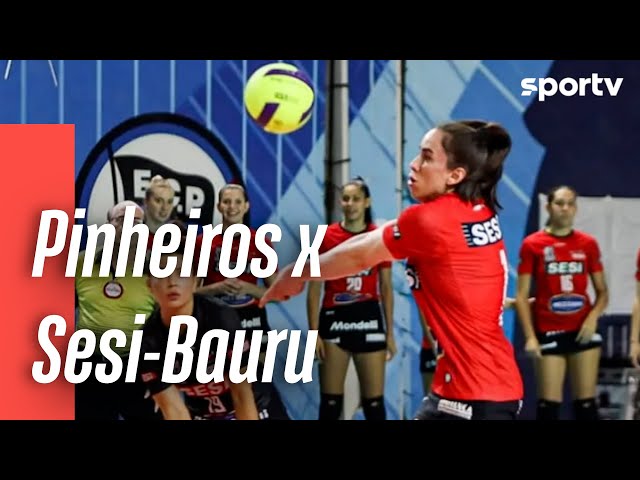 Pinheiros x Sesi - semi do Paulista Feminino: onde assistir ao vivo