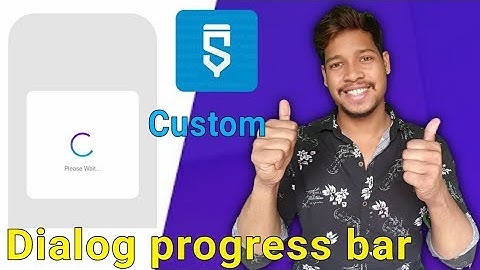 Custom dialog progress bar activity project in sketchware hindi videos/Aauraparti