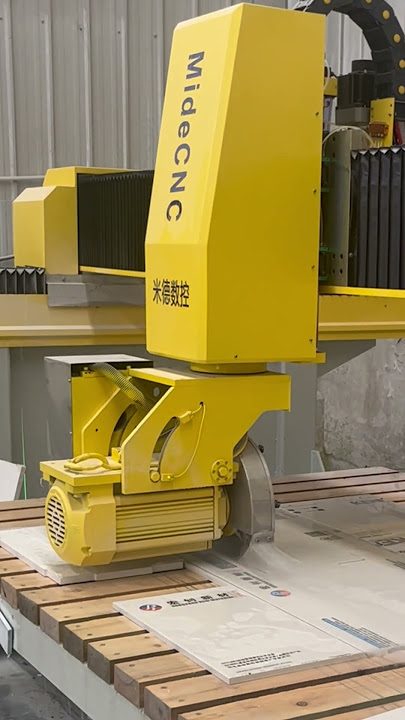 4 1 Axis CNC Bridge Saw for Marble & Quartz | Automatic Stone Cutting Machine Demo