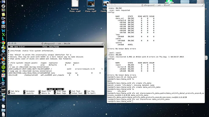 Solaris 11.1 ZFS NFS Sharing