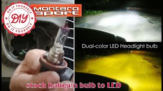 Changing Montero Halogen Bulbs To Led