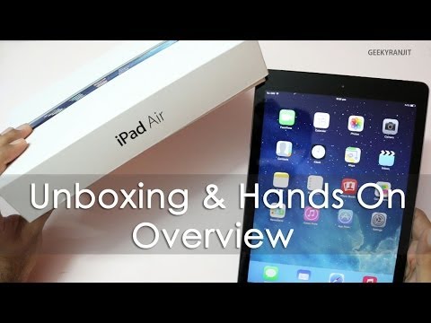 iPad Air Unboxing  amp  Hands on Overview