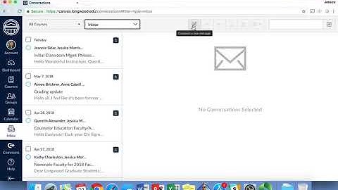 Canvas Messaging Overview
