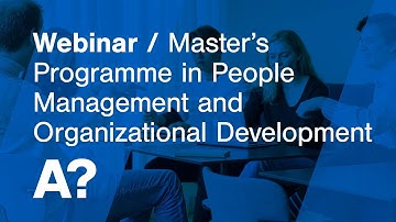 Webinar | People Management and Organizational Development