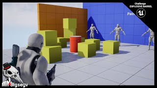 Explosive Barrel Challenge: C++/Blueprints