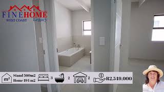 Brand new home in Ocean View Estate Britannia Bay St Helena Bay