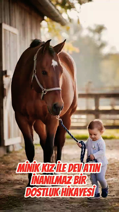 Minik kız ile dev atın inanılmaz hikayesi 🐴👧❤️#shorts