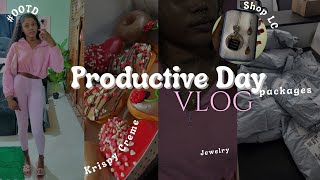 A Cozy \u0026 Productive Day in My Life 🎀 I’M BACK! Errands, Self-Care + Shop LC Jewelry Haul✨