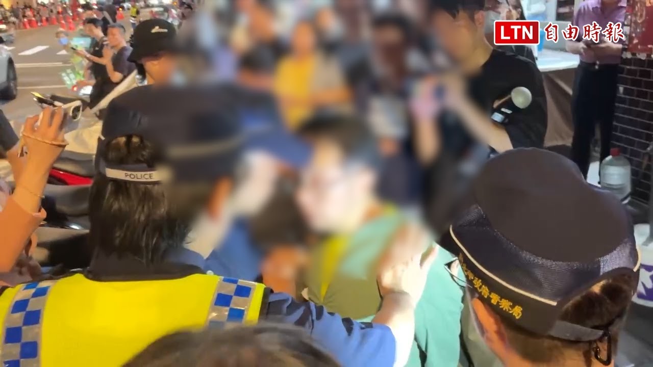 罷免羅明才選前之夜爆插曲 男子嗆聲「這裡是我家」遭警帶回