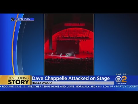 Dave Chappelle attacked by man with knife, replica gun during Hollywood Bowl show