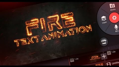 How To Edit Fire Effect Text Animation In Kinemaster | Latest Text Editing Trick | MMD TECH | #views