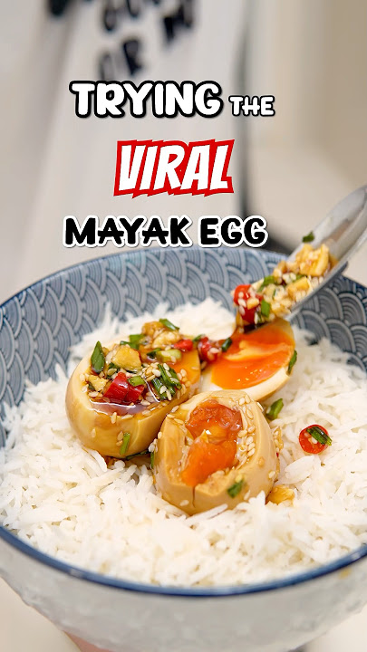 The online Viral Mayak Egg🥚! #hungrysam #reallygoodornot