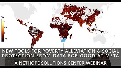 New tools for poverty alleviation & social protection from Data for Good at Meta