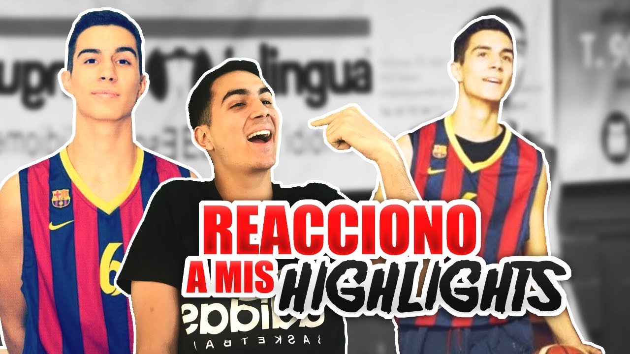 ¿CÓMO JUGABA EN CADETE? REACCIONO A MIS HIGHLIGHTS CON EL BARÇA