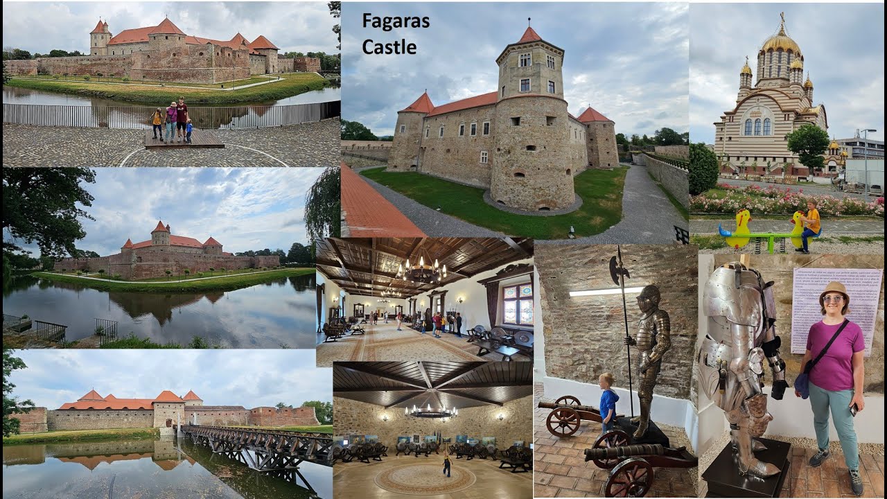 Fagaras Castle or Cetatea Făgărașului in Brașov County, Romania