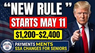 NEW SSA Rule Starts May 11 — $1,200–$2,400 Social Security, SSI & SSDI Changes for Seniors