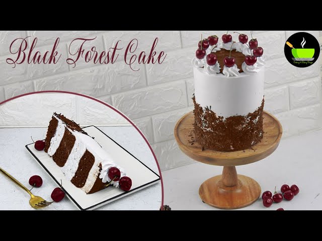 Black Forest Cake |  ब्लैक फ़ॉरेस्ट केक  | Easy Black Forest Cake Recipe | Cake Recipe | Easy Cake | She Cooks