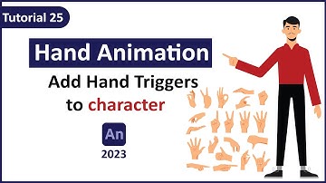 Adobe Animate CC 2023: Hand triggers | Character animation | Hindi + Urdu