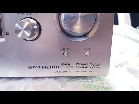 SONY STR-DG710 Multi Channel AV Receiver Remonta apskats (LV) -  quick repair after a fall,  review