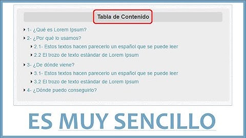 Como hacer una TABLA DE CONTENIDOS en WORDPRESS 2025 ✅