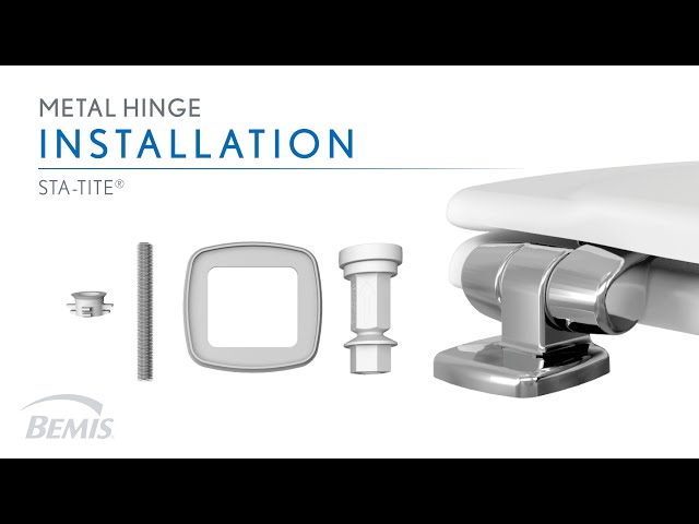 How To Replace A Toilet Seat With Metal Hinges | Cabinets Matttroy