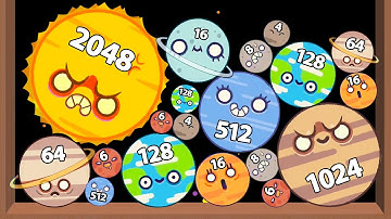 PLANET MERGE: Puzzle Game - 2048 Balls Game Unblocked, Merge Balls 2D, Balls 2048, Bubble Merge