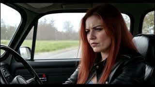 Angry Woman Cranking Her Stubborn Car (long version available for members first)