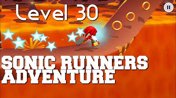 Sonic Runners Adventure Lava Mountain Level 30 Walkthrough Gameplay Android/iOS